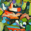 Rudelsburg, Acryl auf Hartfaser, 2005