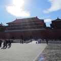 Die Gruppe bei Besichtigung der verbotenen Stadt in Beijing.