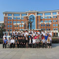 Empfang an der Tangxia Junior Highschool.