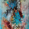 ... geerdet.. - Mixed Media - LW 104 x 40 cm