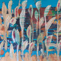 Spuren des Sommers Nr. 2 - 100 x 160cm - Acryl auf Leinwand