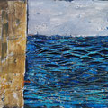 "Am Meer I" - Mischtechnik auf Leinwand 50x70 - 320.-
