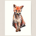 Kunstdruck Kleiner Fuchs