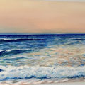 Morgenstimmung am Meer, Acryl auf Leinwand, 50 x 70 cm