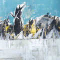 Ohne Titel, Acryl auf Papier, 50 x 70 cm, 2024, 420,- EUR