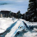 Schneealb 1 - 50 cm x 60 cm - Acryl auf Leinwand - 2016 - 480,- €