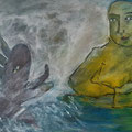 Traum 1, Acryl auf Papier, 30 x 40 cm, 2024, 250,- EUR