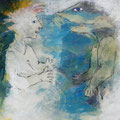 Traum 2, Acryl auf Papier, 30 x 40 cm, 2024, 250,- EUR