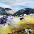 südliche Landschaft - 60 cm x 80 cm - Acryl auf Leinwand - 2016 - 780,- €