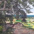 Aussicht Ochsenwang, 70 x 50 cm in Öl