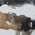 white field (2) - Acryl/mixed media auf Leinwand  - 60 cm x 60 cm – 2014 – 450 €