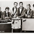 THE RED CAPS vlnr: John Mens - René Elsten - Pierre Dierks - Piet Jongenelen - Arnold Vink - Wim Jongenelen