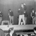 THE  ROCKING DEVILS 1960 (tijdens hun 1e optreden) (fotocollectie: Edu Huysman)