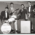 Gitaarcombo The Tomico's - vlnr: Piet van Eekelen - Theo "Co" de Rooy - Tonny Jongenelis - Michel van de Smissen