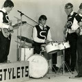 THE STYLETS januari 1966 vlnr: Emile Lemmens - Jos Rijnkels - Eddy Arons - Coen van Doorn (Foto Rembrandt, Roosendaal)