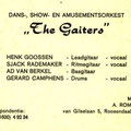 THE GAITERS 1967