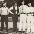 THE REVELATIONS in het Valkenberg ca. 1970 vlnr: Nico van Gageldonk - Ad Zandbergen - Jack Thijs - Frans Remie.