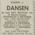 THE CIVILIANS: Dagblad de Stem 1-10-1965