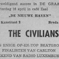 Krantenknipsels uit hun succesvolle beat periode 