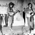 THE NEW HEADLINES 1962 vlnr: Hans van Dijk - Mia van Oosterhout - Kees van Dijk (fotocollectie: Kees van Dijk)