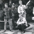 THE GAITERS met zanger Dré Rombouts uit Oudenbosch (1965). Hij werd hun manager.