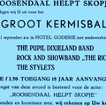Hotel Goderie - Roosendaal helpt Skopje - Kermisbal 1 september 1963