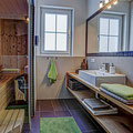 Badezimmer mit Sauna