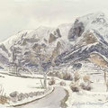 Chateauroux les alpes, 2003. pastel et aquarelle