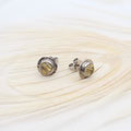 "Sunshine" - Ohrstecker Weissgold 750 mit Rutilquarz, 1074.-