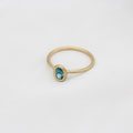 "Foschkönig" - Ring in Gelbgold 750 mit Turmalin VERKAUFT