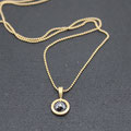 VERKAUFT Anhänger "Black rose", Gelbgold 750  mit schwarzer Diamantrose