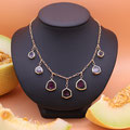 "Watermelon" - Goldkette 750 mit Turmalinen, 4840.-