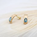 "Summer" - Ohrstecker Gelbgold 750 mit Topas, 1709.-