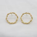 "Kranz" - Ohrstecker Gelbgold 750, 946.- 