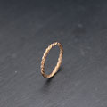 feiner Kordelring Rotgold 750 VERKAUFT