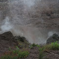 Blick in den Krater des Vesuv