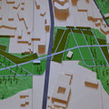 Progetto : Particolare del plastico in scala 1:500