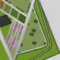 Progetto : Particolare area cani ed area giochi per bambini