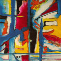 Deep Blue, mixta sobre papel, 20 x 16 cms, 2008 VENDIDO