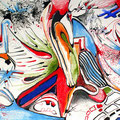 Encuentros y Desencuentros/ Papel 29,5 x 21 cms ( pastel, lápiz, punta seca y carboncillo)