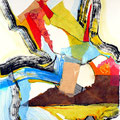 Cataclismo - Mixta sobre papel 39 x 30 cm, 2012