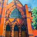 Maine Irish Heritage Center #2 (Portland, Maine), acrylic on wood, 20"x24"x1" , 2013