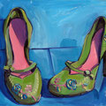 Green Shoes, oil on panel, 12"x9", 2008