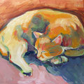 Fauvist Marvin, oil on panel, 2008, NFS