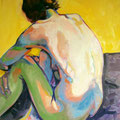 Self Portrait, oil on panel, 18"x24", 2008, (SOLD)