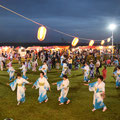 2回目となった海辺de盆踊り大会が開催され、元町・中町からも多くの参加者があった