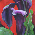 PURPLE HEART, Acryl auf Buchbinderkarton, 2007     