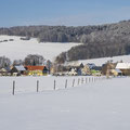Winter in Langburkersdorf.