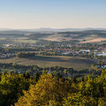 Panoramablick über Polenz und Neustadt vom Ungerturm.