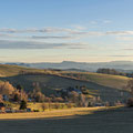 Weiter Blick bis in die Sächsische Schweiz und nach Tschechien bei Krumhermsdorf.